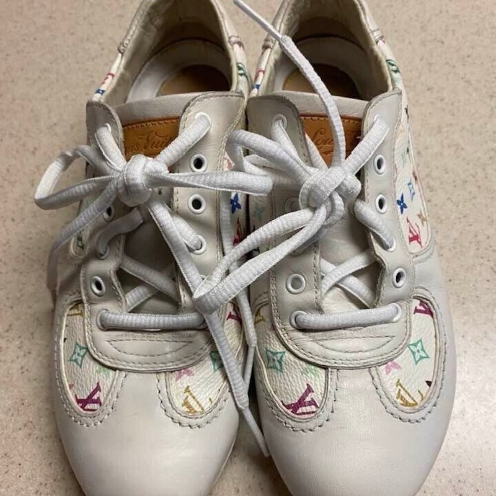 SOLD on Mercari. Authentic LV Murakami Sneakers Size 35 Limited Edition